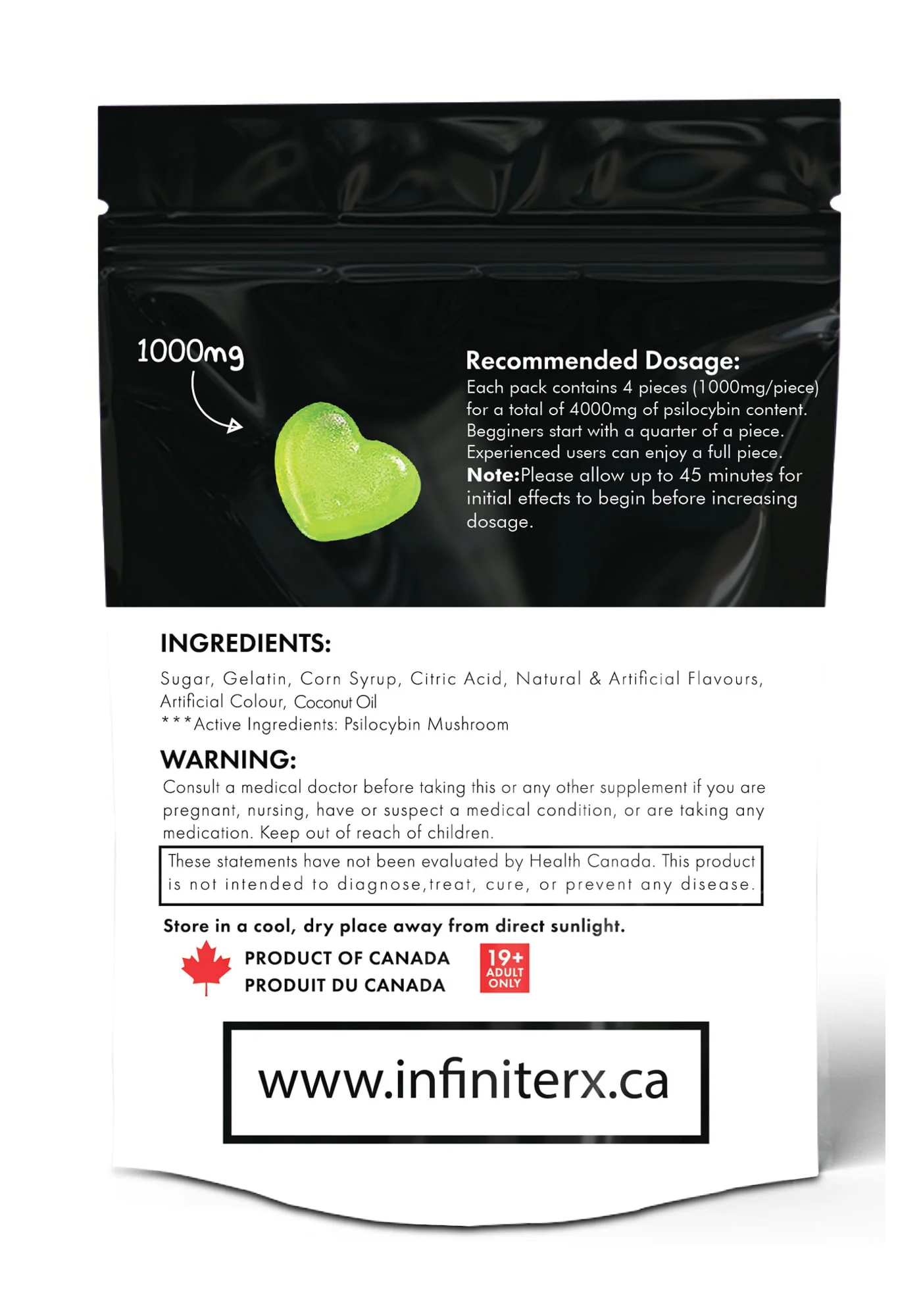 INfinite Rx Shroom Infused Albino Penis Envy Edition Large Heart Gummies Edibles (4000mg) INfinite Rx Shroom Infused Albino Penis Envy Edition Large Heart Gummies Edibles (4000mg)